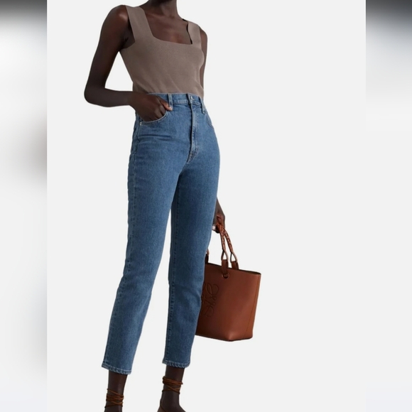 SLVRLAKE Beatnik Ankle Jeans Forever Blue Wash Sz 25